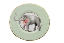 YE - Assiette plate 23cm Elephant - Animal Magic