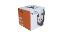 Cube carton WWF 17,5x17,5x17,5cm
