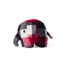 HC5 Miffy - Eléphant à carreaux - Rouge/Bleu - 33 cm - % #