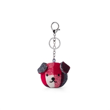 HC5 Miffy - Snuffy - Porte-clés Chien à carreaux - Rouge/Bleu - 10 cm - % #