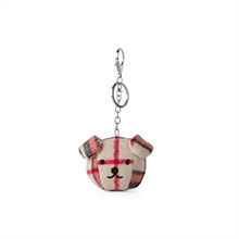 HC5 Miffy - Snuffy - Porte-clés Chien à carreaux - Rouge/Crème - 10 cm - % #