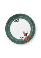 PIP - Assiette plate Winter Wonderland - Vert - 26,5cm