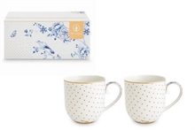 PIP - Set/2 Mugs Small Royal White
