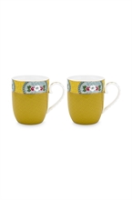 HC2 PIP - Coffret 2 Petit mug Blushing Birds Jaune 145ml - #