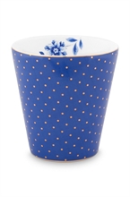 PIP - Petit mug sans anse Royal Stripes Pois Bleu 230ml