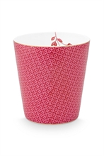 HC - PIP - Petit mug sans anse Royal Stripes motifs Rose 230ml