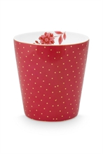 HC - PIP - Petit mug sans anse Royal Stripes Pois Rose 230ml