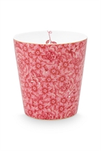 HC - PIP - Petit mug sans anse Royal Stripes Fleurs Rose 230ml