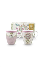 PIP - Coffret 2 Grands mugs Lily & Lotus - 350ml
