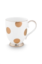 PIP - Mug Dot Delight Blanc/Or - 350ml