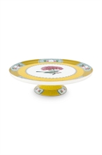 HC4 - PIP - Mini Plat à gâteau Blushing Birds Jaune 21cm - #