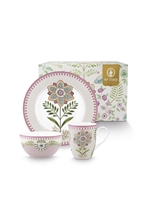 PIP - Coffret petit déjeuner 3 pcs Lily & Lotus