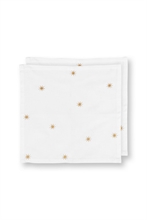 PIP - Set de 2 serviettes Etoiles Or - 40x40cm