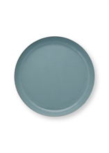 PIP - Plateau rond émaillé Bleu - 40cm