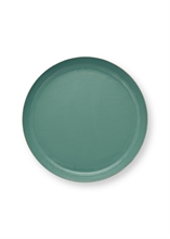 PIP - Plateau rond émaillé Vert - 40cm