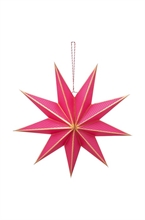 PIP - Suspension étoile en carton - Rouge - 60cm