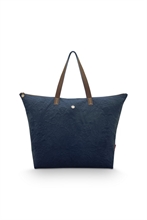 PIP - Tote Bag Velvet Quiltey Days Blue 66x20x44cm