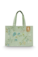 HC - PIP - Sac cabas S Kawai Flower Vert - 38x17x28cm