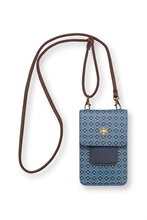 HC - PIP - Phone Bag Clover Blue 11x18x1cm