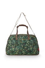 HC - PIP - Weekend Bag Medium Tutti i Fiori Green 57x22x37cm