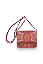 PIP - Fenna Cross Body Flap Small Flores Felices Red 19x6x16cm
