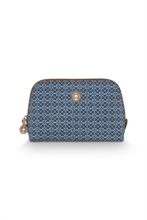 PIP - Coby Cosmetic Bag Triangle Small Clover Blue 19/15x12x6cm
