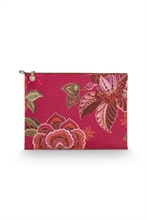 PIP - Charly Cosmetic Flat Pouch Large Cece Fiore Red 30x22x1cm