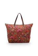 PIP - Tilda Tote Bag Querida Quilted Velvet Red 66x20x44cm