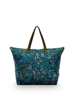 PIP - Tilda Tote Bag Querida Quilted Velvet Dark Blue 66x20x44cm