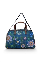 PIP - Tovy Weekend Bag Medium Flores Felices Dark Blue 57x22x37cm