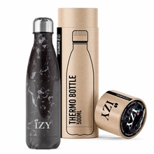 IZY - Bouteille Isotherme Original - Marbre - Noir - 500ml