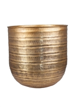 LS - FUMI ALUMINUM FLOWERPOT ANTIQUE GOLD XL - p.207