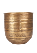LS - FUMI ALUMINUM FLOWERPOT ANTIQUE GOLD S - p.207