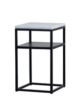LS - SYLVESTER COFFEE TABLE MARBLE WHITE 30X30X50 - p.522 - TPS