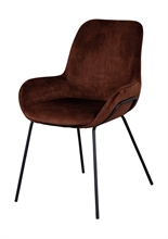LS - LIVINGSTON DINING CHAIR AQUILA TABACCO - p.444 - TPS
