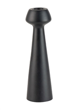 LS - ATWOOD CANDLE HOLDER MEDIUM BLACK - p.133