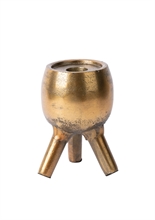 LS - TALOGA CANDLE HOLDER ANTIQUE GOLD S - p.134