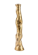 LS - TRURO  CANDLE HOLDER ANTIQUE GOLD L - p.138