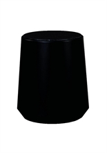 LS - IOWA COFFEE TABLE MARBLE BLACK Ø45xH50 BASE BLACK - p.495 - TPS