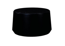 LS - IOWA COFFEE TABLE MARBLE BLACK Ø75xH41 BASE BLACK - p.495 - TPS