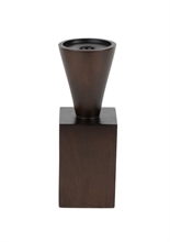 LS - PIRU CANDLE HOLDER WALNUT S - p.133