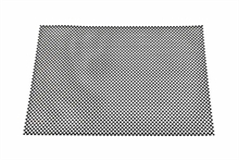 LS - PLAITED PLACEMAT BLACK/WHITE S/4 - p.227