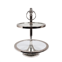 LS - NORWICH CAKESTAND 2 LEVEL ROUND - p.226
