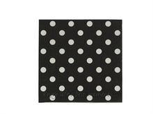 LS - LS94 NAPKIN BLACK + WHITE DOTS - p.227