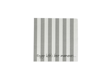 LS - LS94 NAPKIN STRIPES GREY & WHITE - p.227