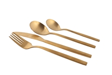 LS - ENZO CUTLERY SET 16PCS GOLD - p.228