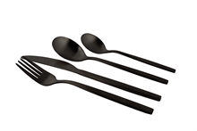 LS - ENZO CUTLERY SET 16PCS BLACK - p.228