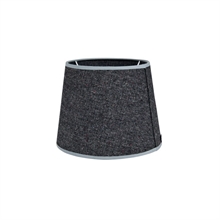 LS - OXFORD COTTON SHADE ROUND DARK GREY M - p.281
