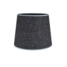 LS - OXFORD COTTON SHADE ROUND DARK GREY XL - p.281