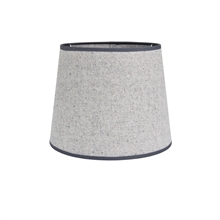 LS - OXFORD COTTON SHADE ROUND LIGHT GREY L - p.281